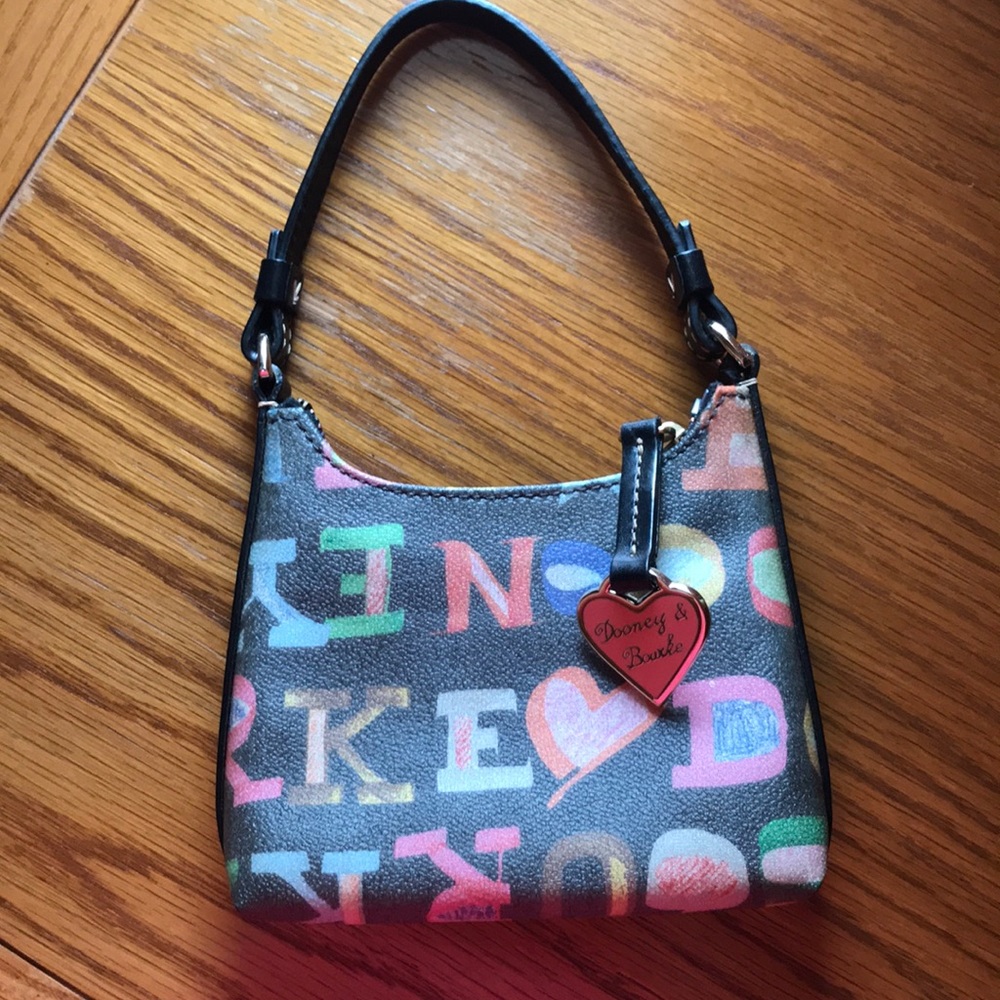 Dooney & Bourke Purse Black/Multi Colors